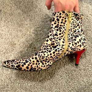 cheetah print with small heel